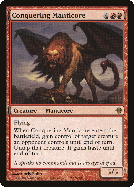 Conquering Manticore (ROE-139) - Rise of the Eldrazi Foil
