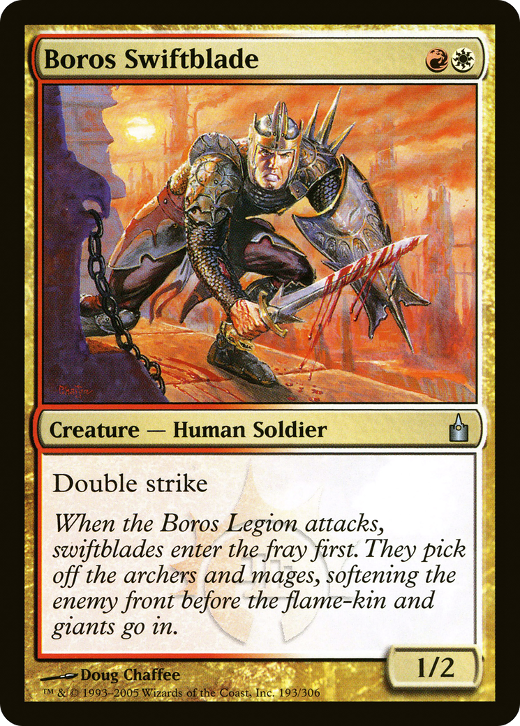 Boros Swiftblade (RAV-193) - Ravnica: City of Guilds Foil