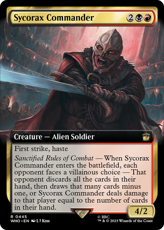 Sycorax Commander (WHO-445) - Doctor Who: (Extended Art) Foil