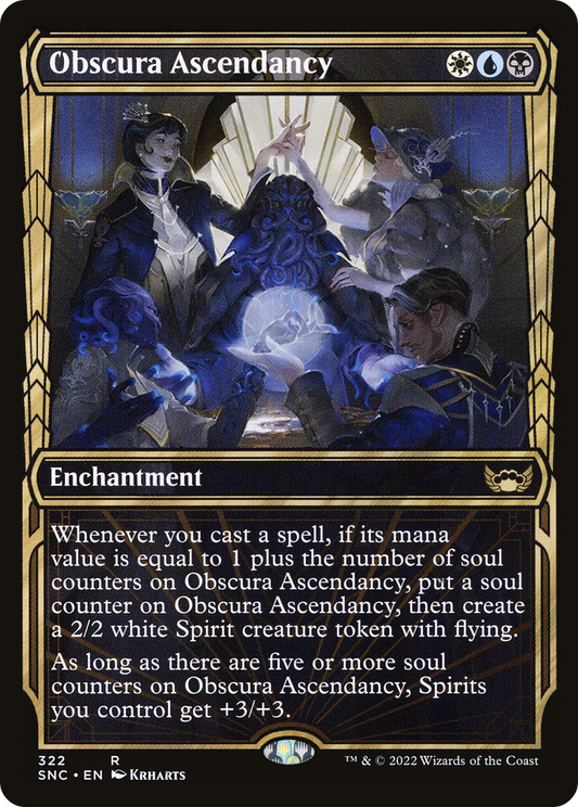 Obscura Ascendancy (SNC-322) - Streets of New Capenna: (Showcase) Foil