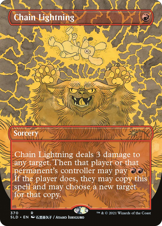 Chain Lightning (SLD-370) - Secret Lair Drop (Borderless) Foil