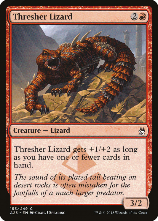 Thresher Lizard (A25-153) - Masters 25 Foil