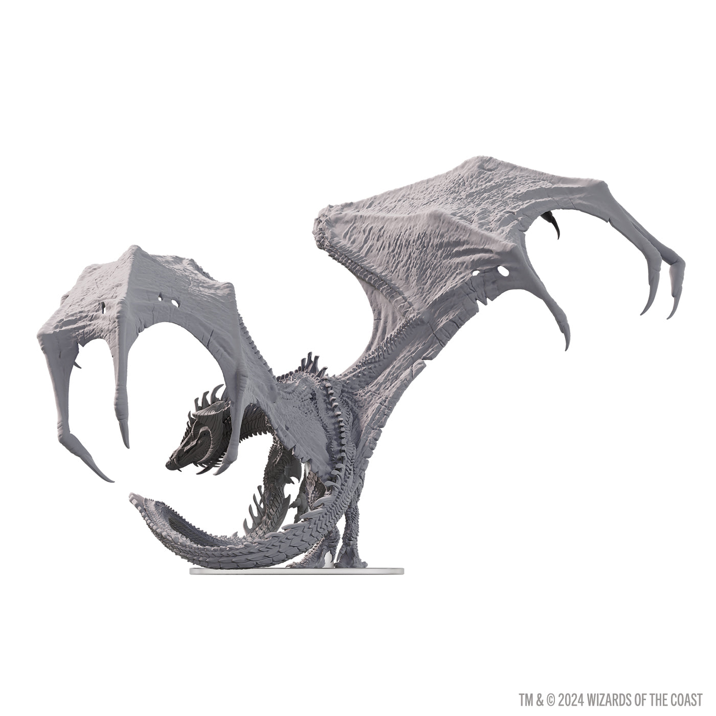 D&D Icons of the Realms: Adult Black Dragon Corruptor Unpainted ( 90773 )