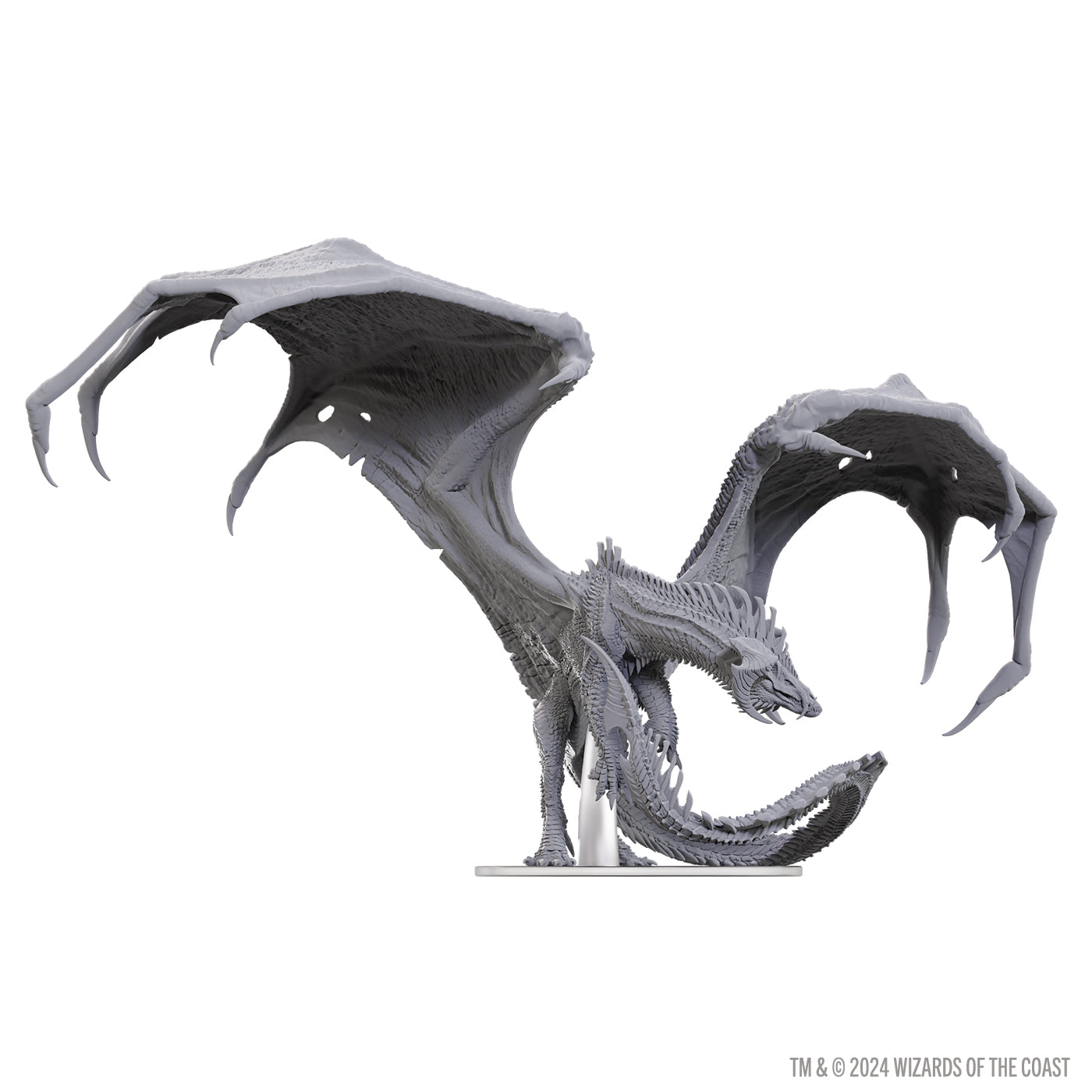 D&D Icons of the Realms: Adult Black Dragon Corruptor Unpainted ( 90773 )