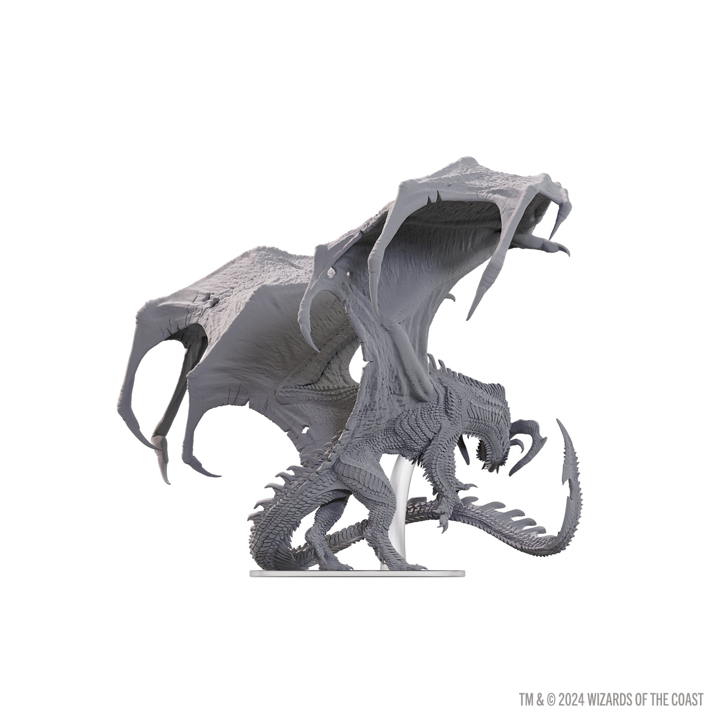 D&D Icons of the Realms: Adult Black Dragon Corruptor Unpainted ( 90773 )