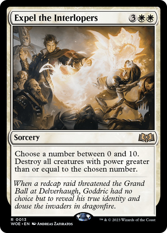 Expel the Interlopers (PPWOE-013) - Wilds of Eldraine Promos Foil