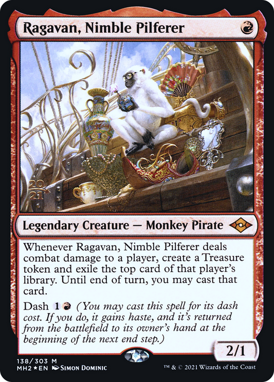 Ragavan, Nimble Pilferer [Modern Horizons 2 Prerelease Promos]