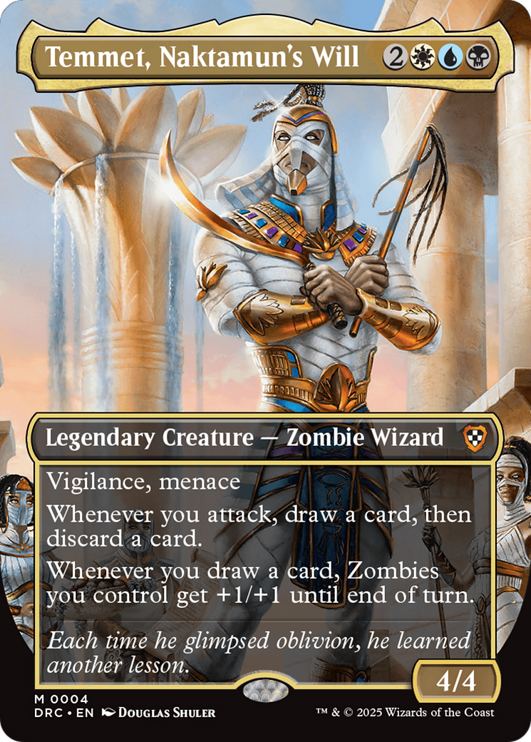 Temmet, Naktamun's Will (DRC-004) - Commander: Aetherdrift