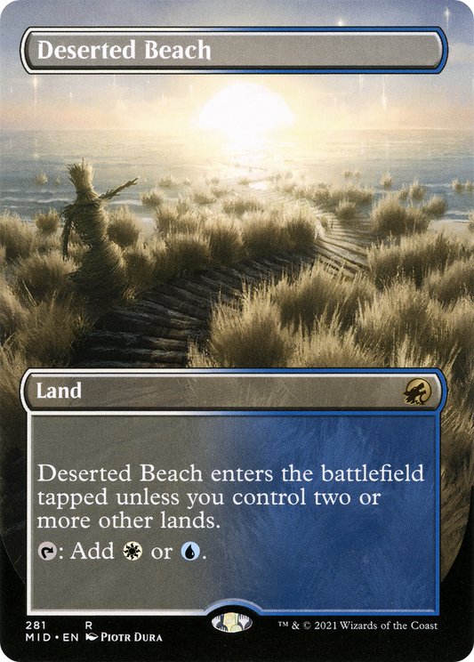 Deserted Beach (Borderless) [Innistrad: Midnight Hunt]
