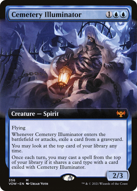 Cemetery Illuminator (VOW-356) - Innistrad: Crimson Vow: (Extended Art)