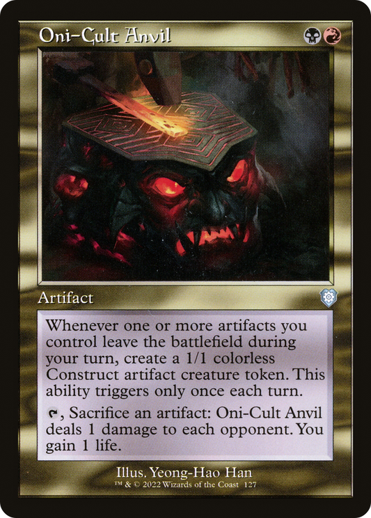 Oni-Cult Anvil (Retro) [The Brothers' War Commander]