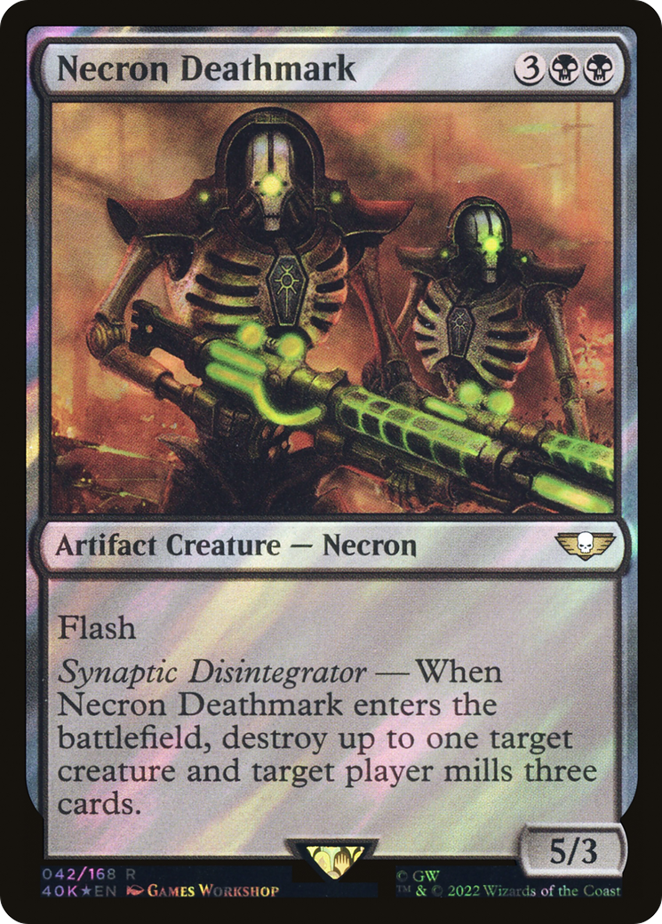 Necron Deathmark (Surge Foil) [Universes Beyond: Warhammer 40,000]