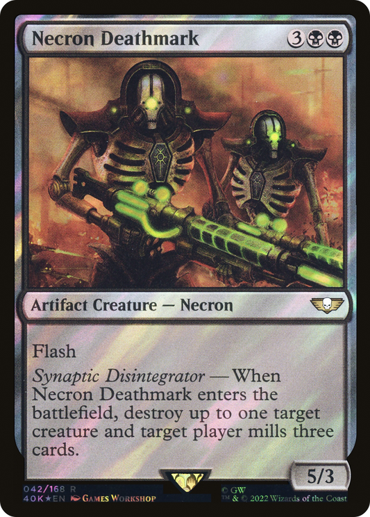Necron Deathmark (Surge Foil) [Universes Beyond: Warhammer 40,000]