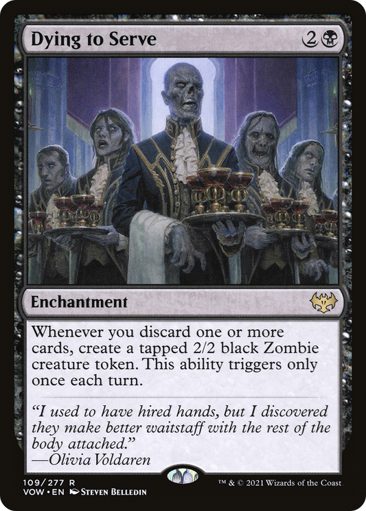 Dying to Serve (VOW-109) - Innistrad: Crimson Vow