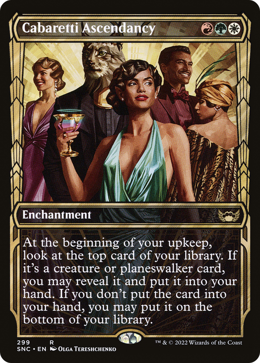Cabaretti Ascendancy (SNC-299) - Streets of New Capenna: (Showcase)