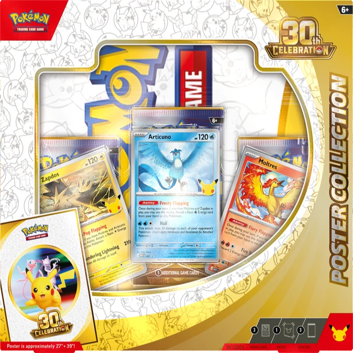 Pokémon - 30th Anniversaire Collection - Poster Bundle
