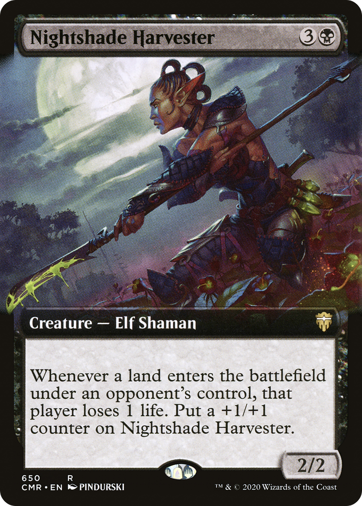 Nightshade Harvester (CMR-650) - Commander Legends: (Extended Art)