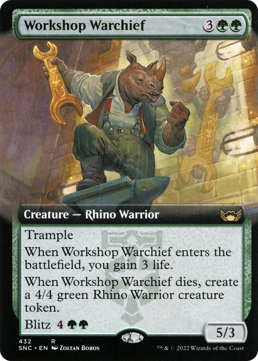 Workshop Warchief (SNC-432) - Streets of New Capenna: (Extended Art)