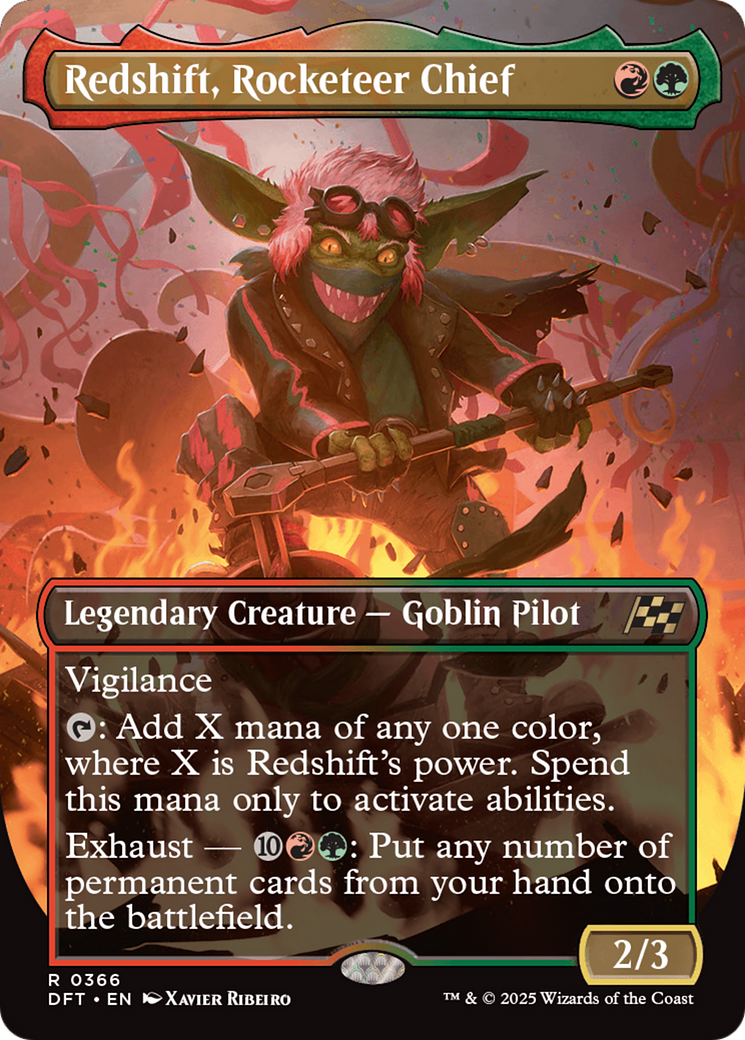 Redshift, Rocketeer Chief (DFT-366) - Aetherdrift (Borderless)