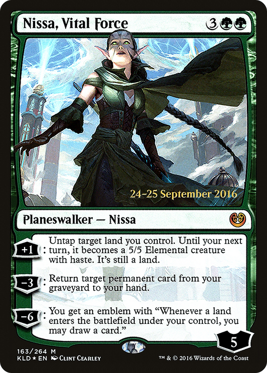 Nissa, Vital Force  [Kaladesh Prerelease Promos]
