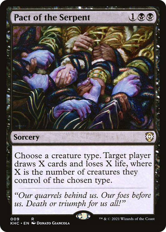 Pact of the Serpent [Kaldheim Commander]