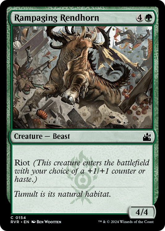 Rampaging Rendhorn (RVR-154) - Ravnica Remastered Foil