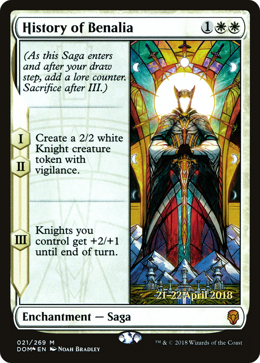 History of Benalia  [Dominaria Prerelease Promos]