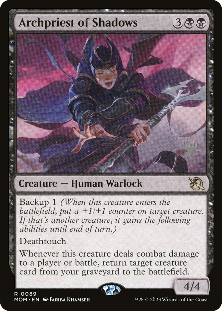 Archpriest of Shadows (PPMOM-089) - March of the Machine Promos Foil