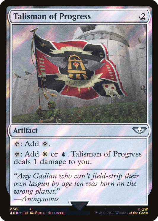 Talisman of Progress (Surge Foil) [Universes Beyond: Warhammer 40,000]