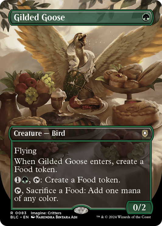 Gilded Goose (BLC-083) - Bloomburrow Commander (Borderless)