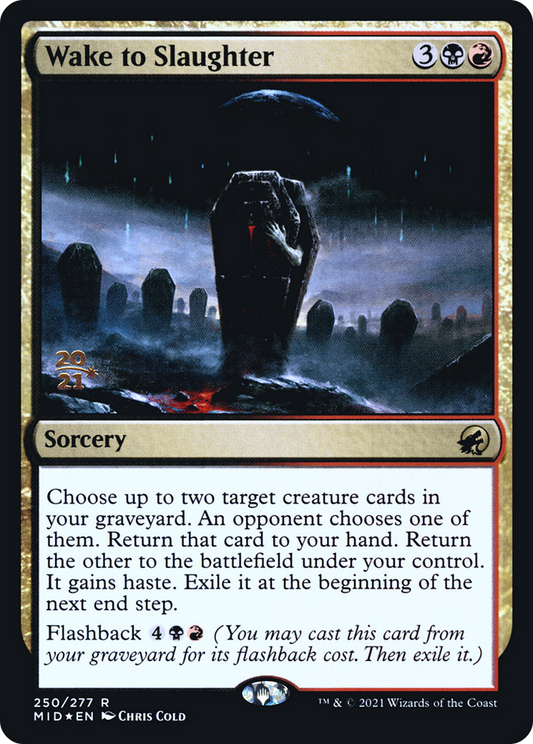 Wake to Slaughter [Innistrad: Midnight Hunt Prerelease Promos]