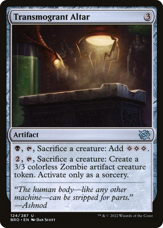 Transmogrant Altar (BRO-124) - The Brothers' War Foil