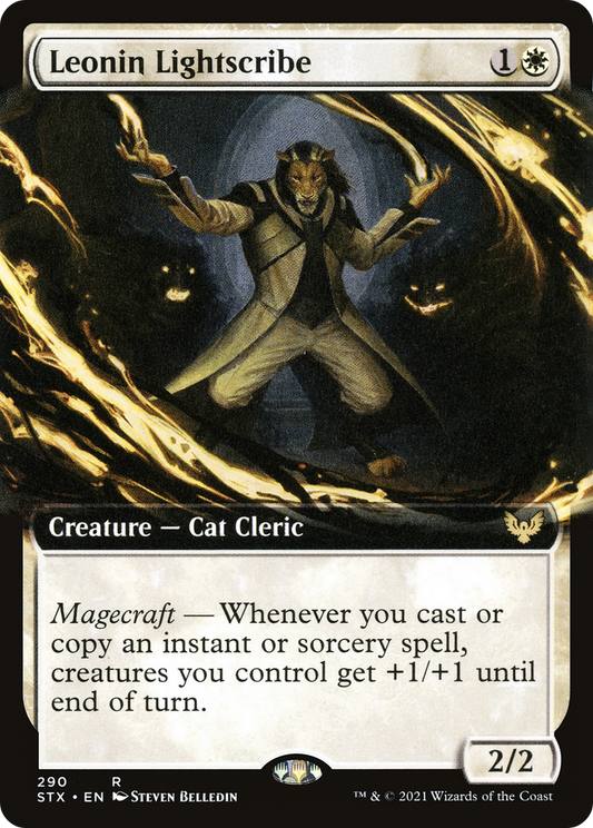 Leonin Lightscribe (Extended) [Strixhaven: School of Mages]
