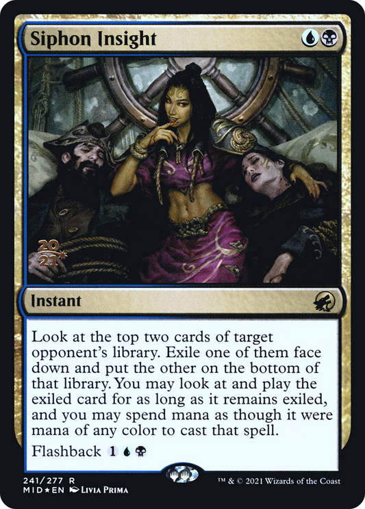 Siphon Insight [Innistrad: Midnight Hunt Prerelease Promos]