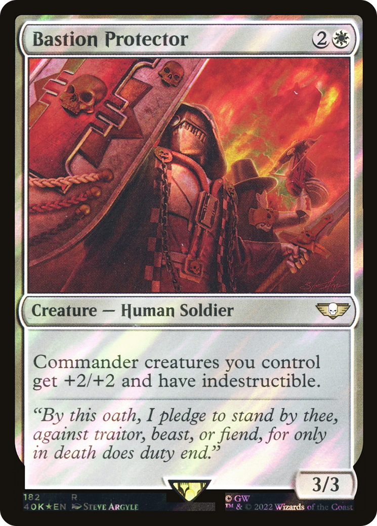 Bastion Protector (Surge Foil) [Universes Beyond: Warhammer 40,000]
