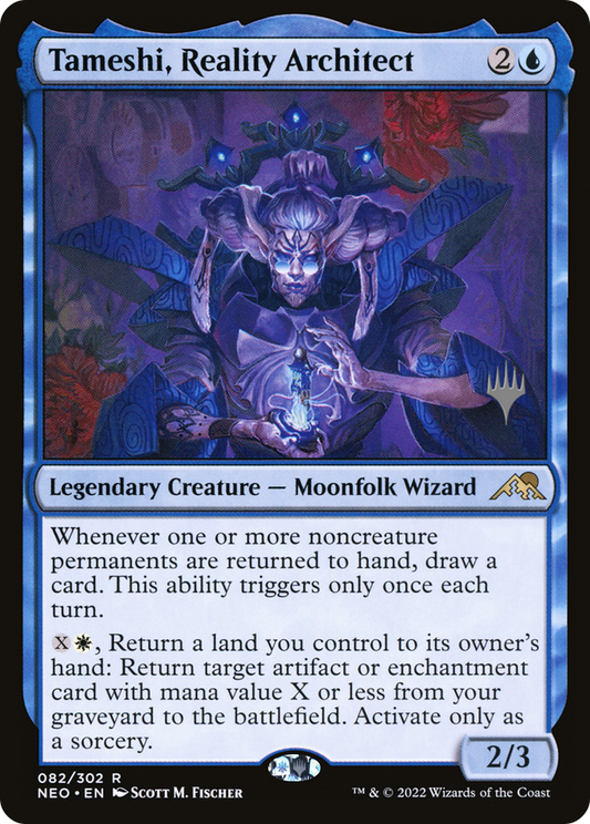 Tameshi, Reality Architect (PPNEO-082) - Kamigawa: Neon Dynasty Promos