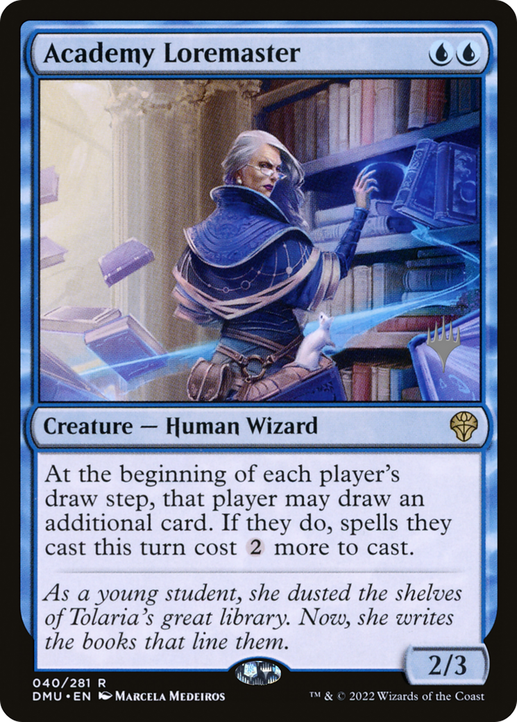Academy Loremaster (PPDMU-040) - Dominaria United Promos