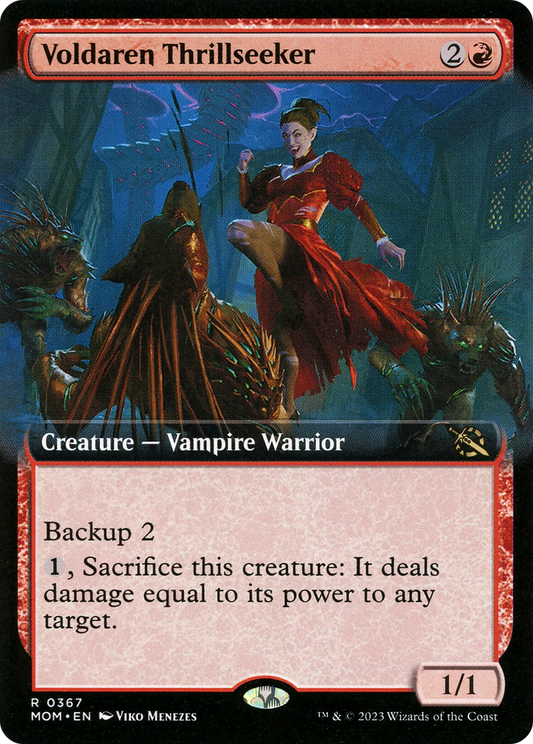 Voldaren Thrillseeker (MOM-367) - March of the Machine: (Extended Art) Foil