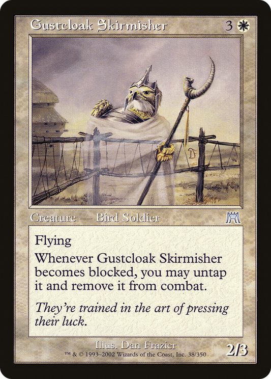 Gustcloak Skirmisher (ONS-038) - Onslaught Foil
