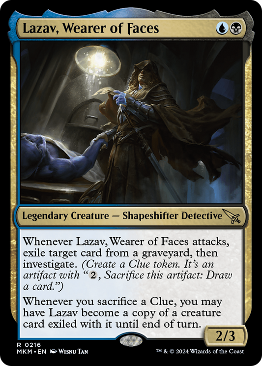 Lazav, Wearer of Faces (MKM-216) - Murders at Karlov Manor Foil