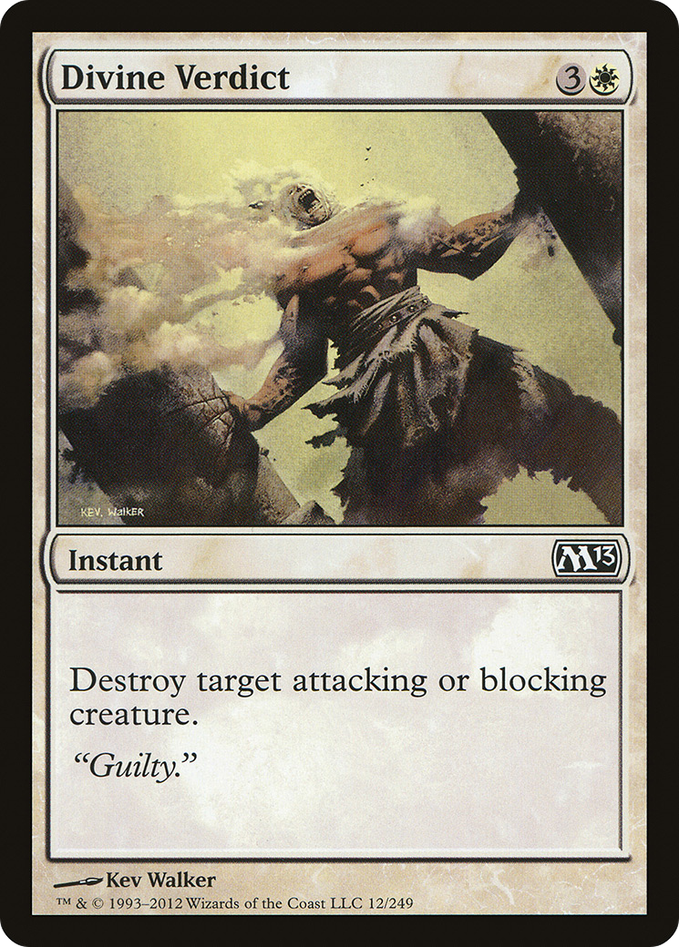 Divine Verdict (M13-012) - Magic 2013 Foil