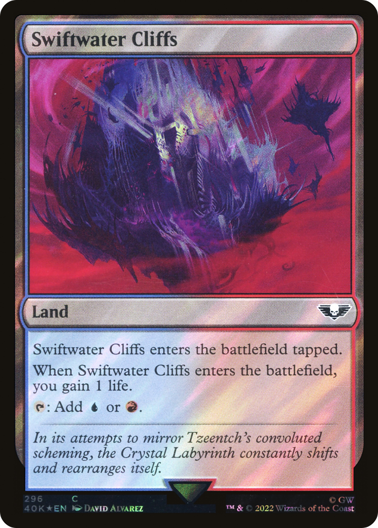 Swiftwater Cliffs (Surge Foil) [Universes Beyond: Warhammer 40,000]