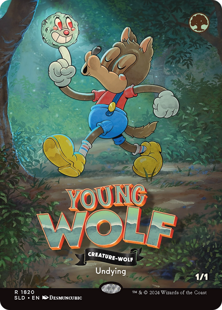 Young Wolf (SLD-1820) - Secret Lair Drop (Borderless) Foil