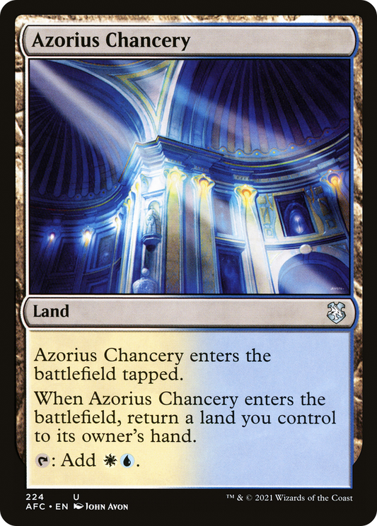 Azorius Chancery [Dungeons & Dragons: Adventures in the Forgotten Realms Commander]