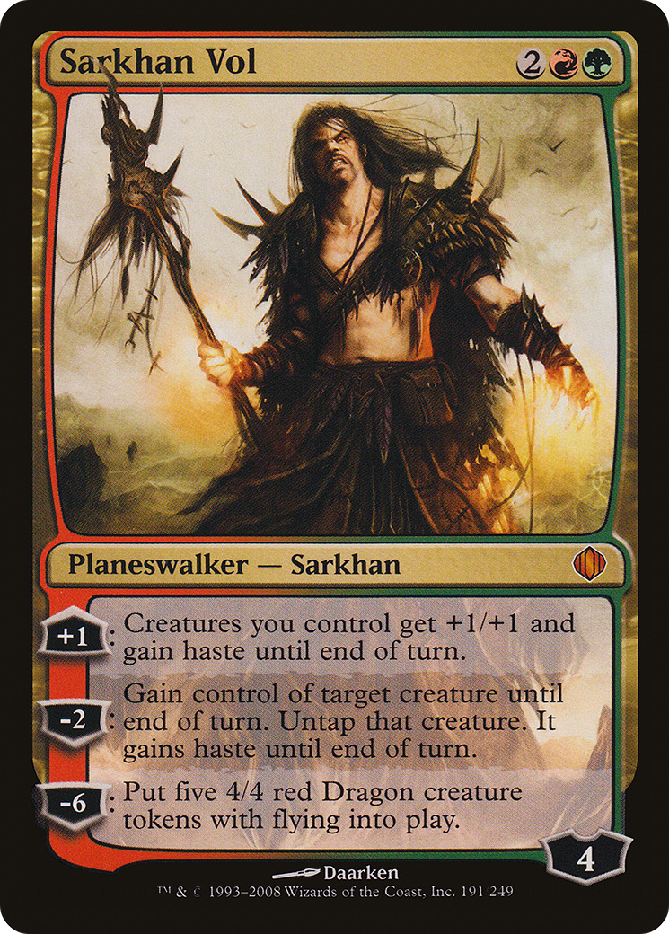 Sarkhan Vol (ALA-191) - Shards of Alara Foil
