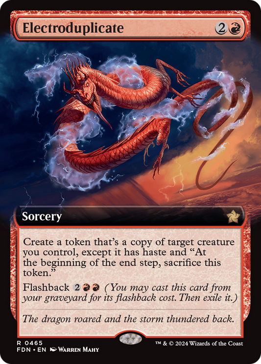 Electroduplicate (FDN-465) - Foundations: (Extended Art) Foil