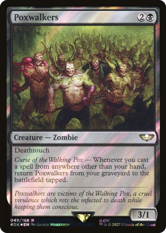 Poxwalkers (Surge Foil) [Universes Beyond: Warhammer 40,000]