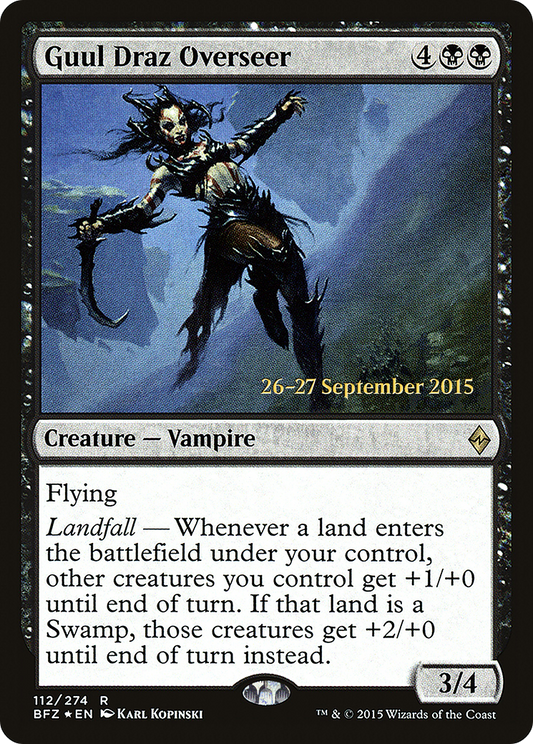 Guul Draz Overseer  [Battle for Zendikar Prerelease Promos]