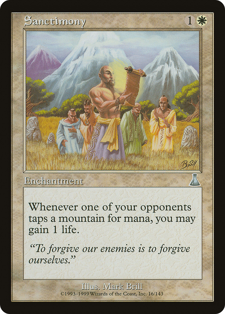 Sanctimony (UDS-016) - Urza's Destiny