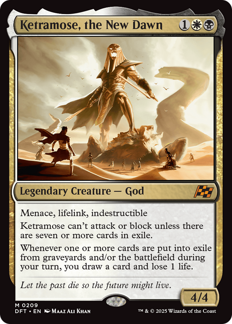 Ketramose, the New Dawn (DFT-209) - Aetherdrift Foil